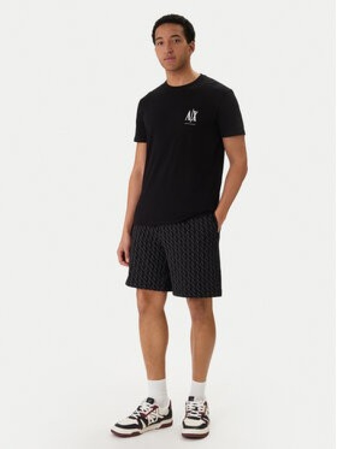 Armani Exchange Szorty sportowe XM001227 AF11847 FC026 Czarny Regular Fit