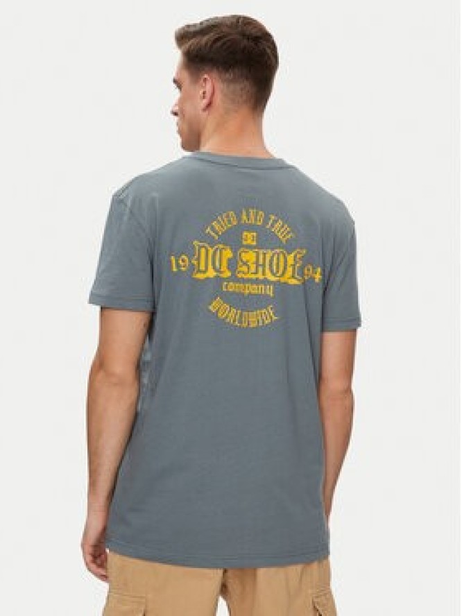 DC Shoes T-Shirt Chain Gang Tss ADYZT05348 Szary Regular Fit