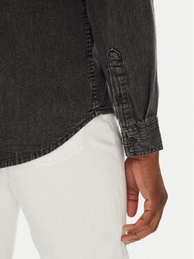 Calvin Klein Jeans Koszula jeansowa Classic LV040BM733 Szary Regular Fit