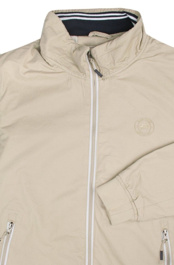 Lekka Przejściowa Kurtka, Wiatrówka - Pako Jeans - Beżowa