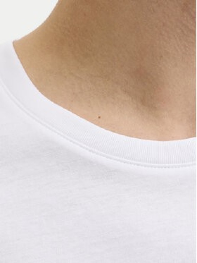 Jack & Jones T-Shirt Ejeff Logo 12288536 Biały Regular Fit