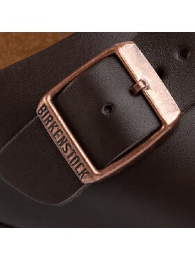 Birkenstock Klapki Boston 60101 Brązowy