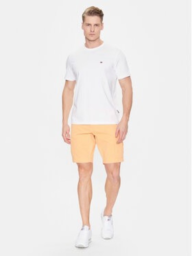 Napapijri T-Shirt Salis NP0A4H8D Biały Regular Fit