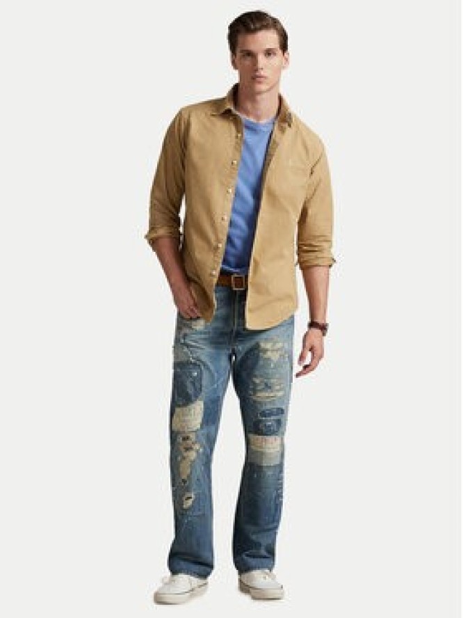 Polo Ralph Lauren Koszula 710805564505 Beżowy Regular Fit