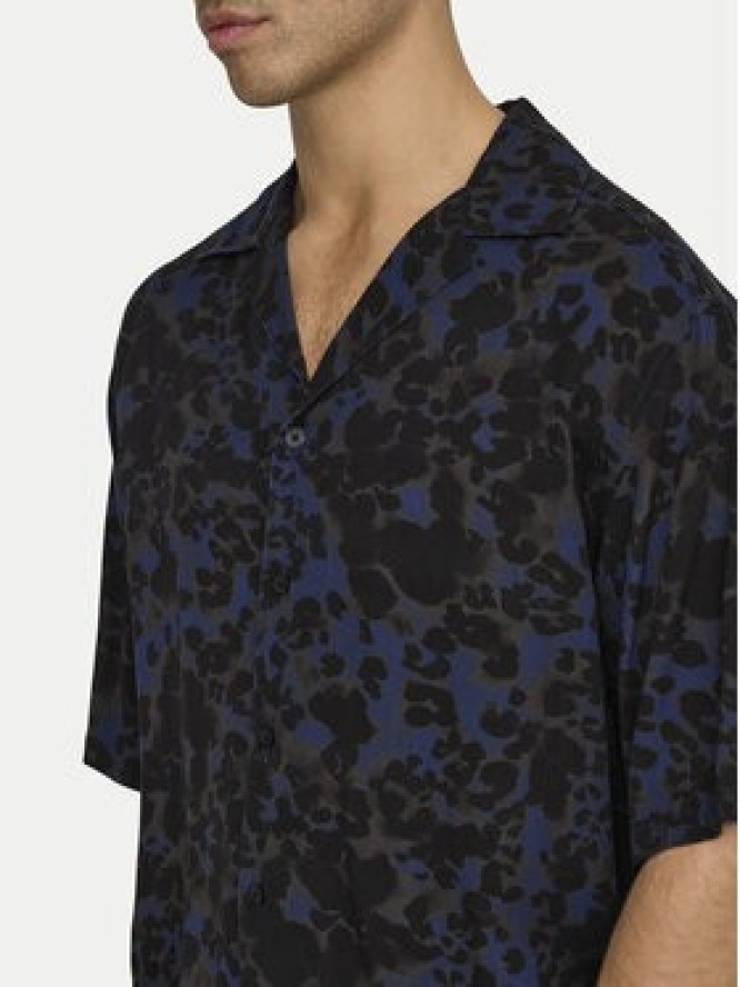 Only & Sons Koszula Harris 22032732 Granatowy Relaxed Fit