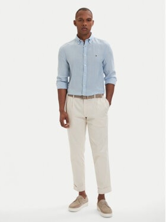 Tommy Hilfiger Koszula MW0MW41530 Niebieski jasny Regular Fit