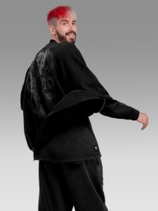 4F Bluza bomberka oversize męska 4F x Tomasz Fornal - czarna M