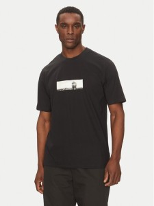 Jack & Jones T-Shirt Pacer Photo 12273775 Czarny Relaxed Fit