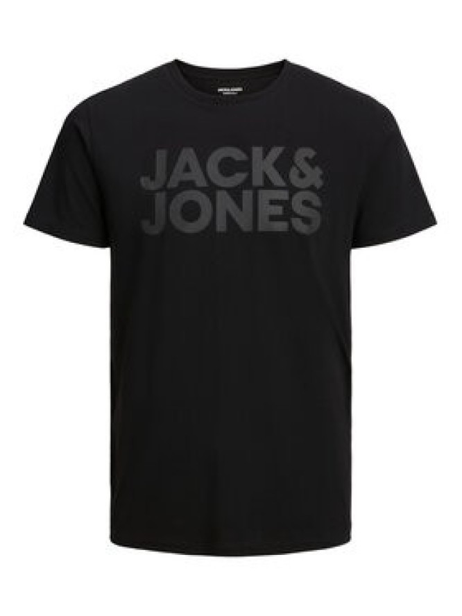 Jack & Jones T-Shirt Corp 12151955 Czarny Standard Fit
