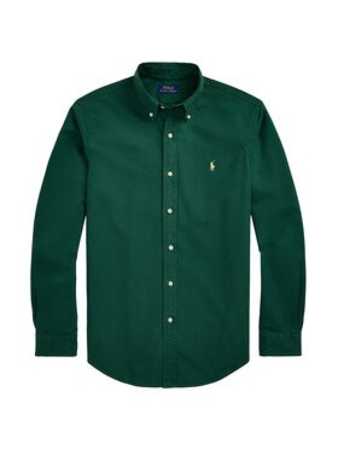 Polo Ralph Lauren Koszula 710804257063 Zielony Slim Fit