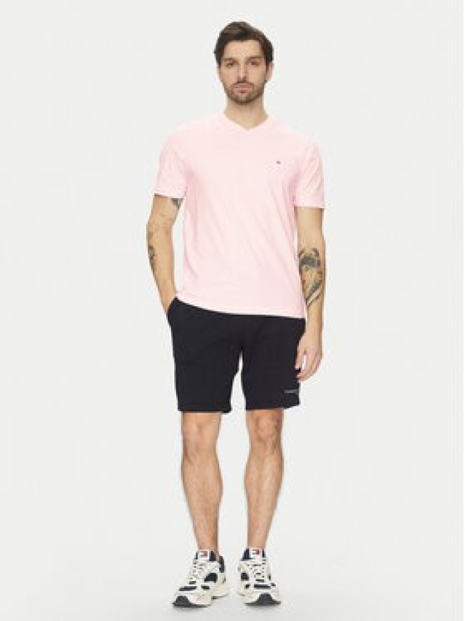Tommy Hilfiger T-Shirt Essential MW0MW39249 Różowy Regular Fit