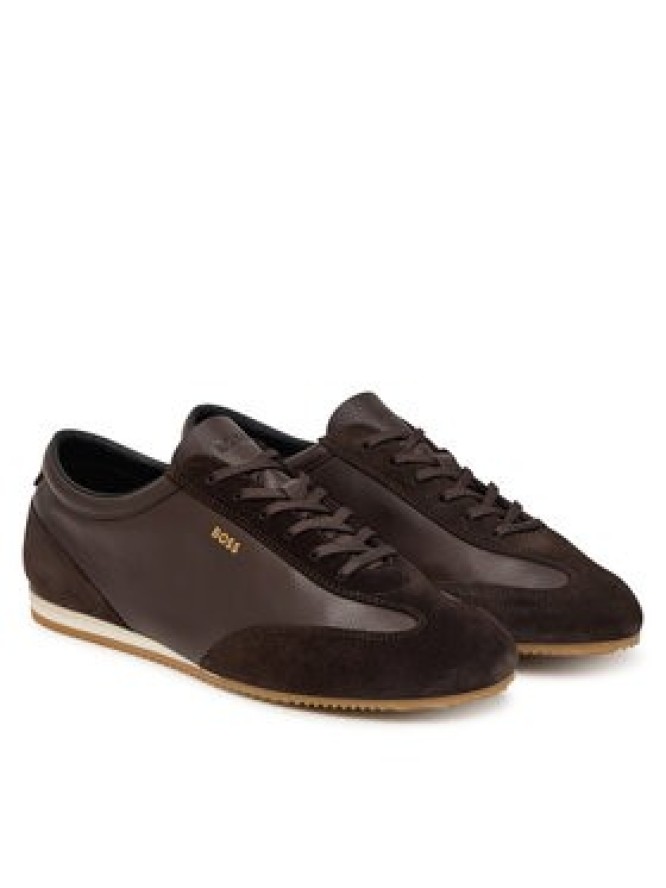BOSS Sneakersy Lineor 50568463 Brązowy