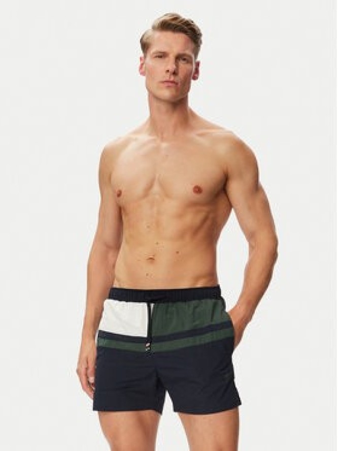 Beverly Hills Polo Club Szorty kąpielowe P-SS26M-SUNNY-0298 Granatowy Regular Fit