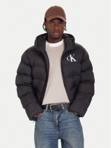Calvin Klein Jeans Kurtka zimowa LV04RD528G Czarny Regular Fit