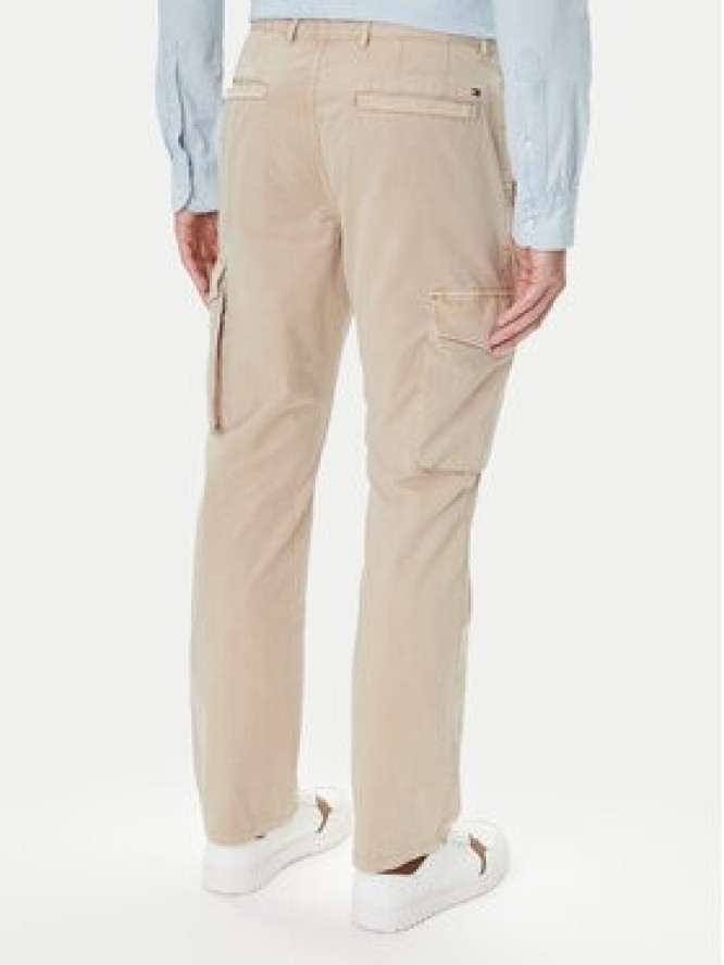 Tommy Hilfiger Spodnie materiałowe Denton MW0MW39695 Beżowy Straight Fit
