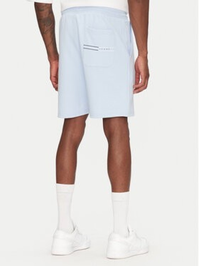 Tommy Jeans Szorty sportowe Entry GraphicDM0DM21369 Błękitny Regular Fit