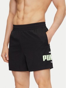Puma Szorty sportowe Ess Logo Lab 684672 Czarny Regular Fit