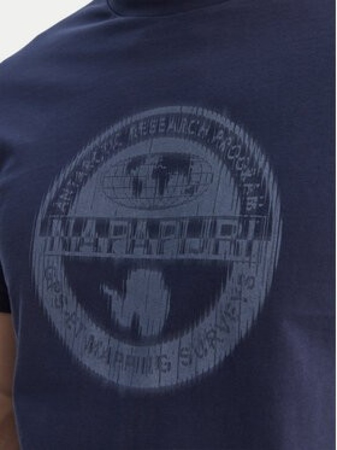 Napapijri T-Shirt S-Mahsa NP0A4FZB Granatowy Regular Fit