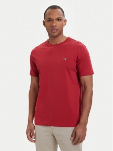Gant T-Shirt Shield 2003184 Czerwony Regular Fit