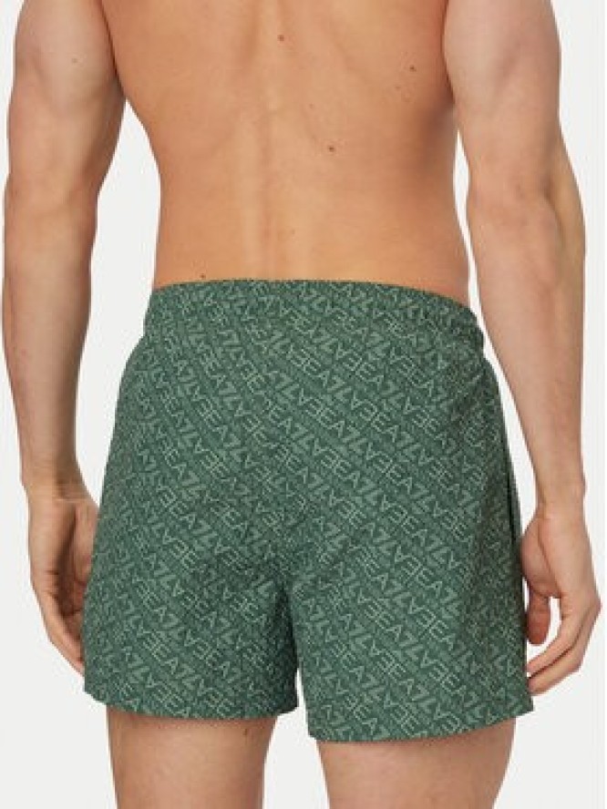 EA7 Emporio Armani Szorty kąpielowe 7M001677 AF21249 M7130 Zielony Regular Fit