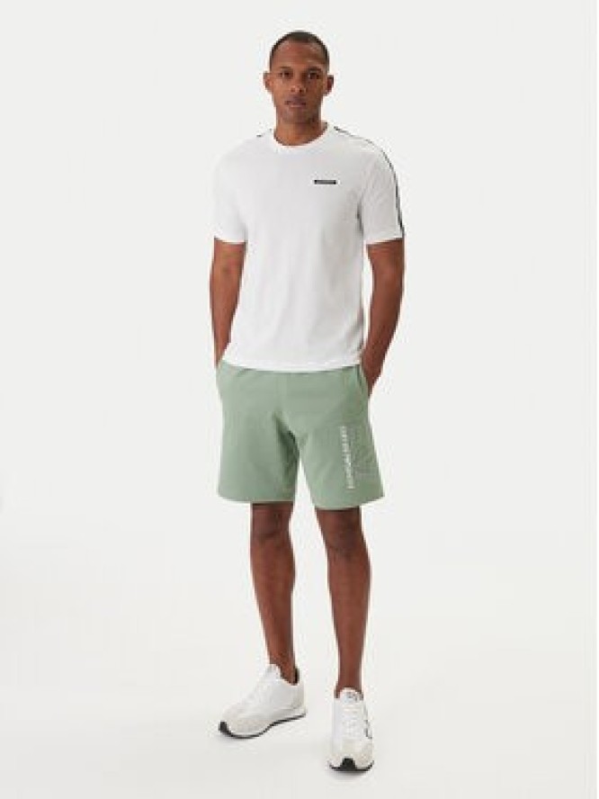 EA7 Emporio Armani Szorty sportowe 7M001315 AF13512 Zielony Regular Fit