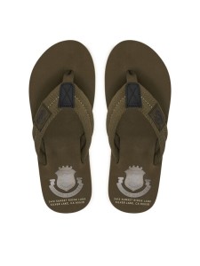 Tommy Hilfiger Japonki Patch Hilfiger Beach Sandal FM0FM05804 Zielony