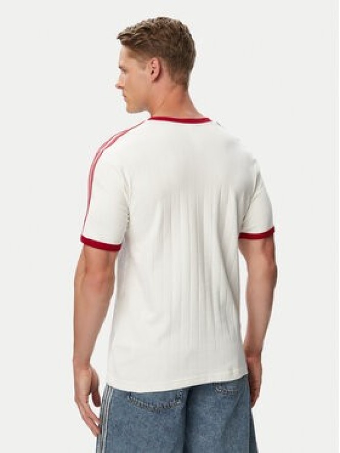 adidas T-Shirt Drop Needle 3 Stripes Tee KS7449 Biały Regular Fit
