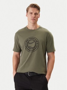 BOSS T-Shirt Ts_Join Logo 50553648 Khaki Regular Fit