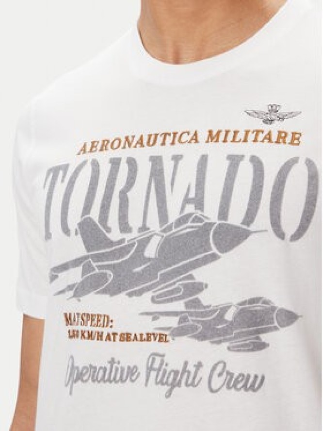 Aeronautica Militare T-Shirt 251TS2405J641 Biały Regular Fit
