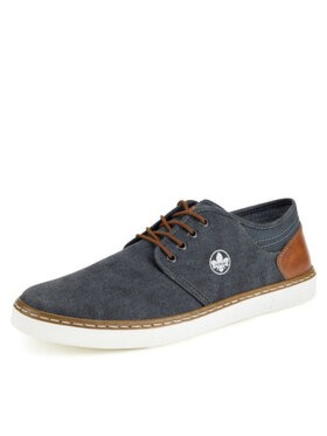 Rieker Półbuty B4949-14 Granatowy