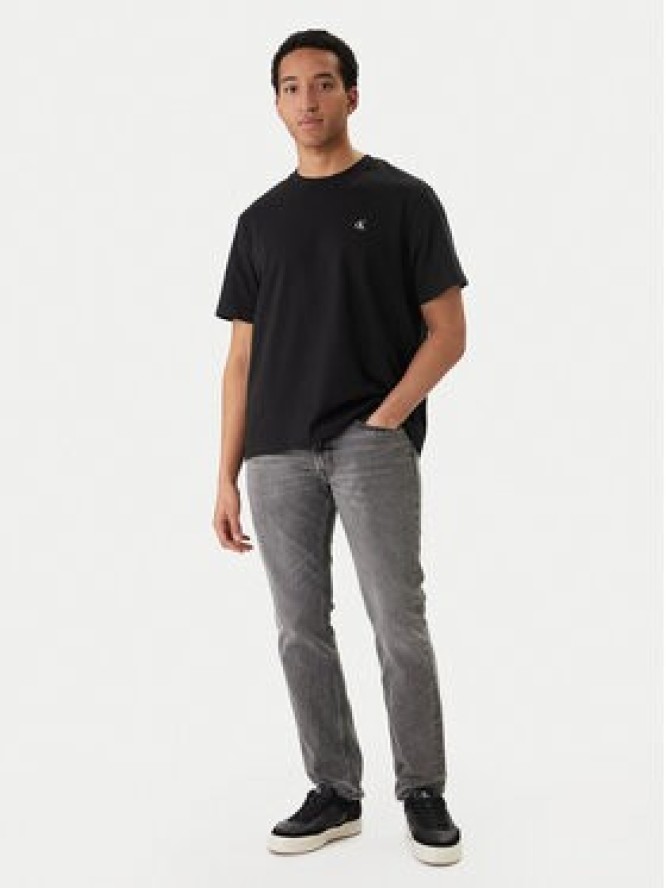 Calvin Klein Jeans T-Shirt Easy Monologo LV04RC275G Czarny Regular Fit