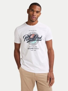 Petrol Industries T-Shirt M-1050-TSR602 Biały Regular Fit