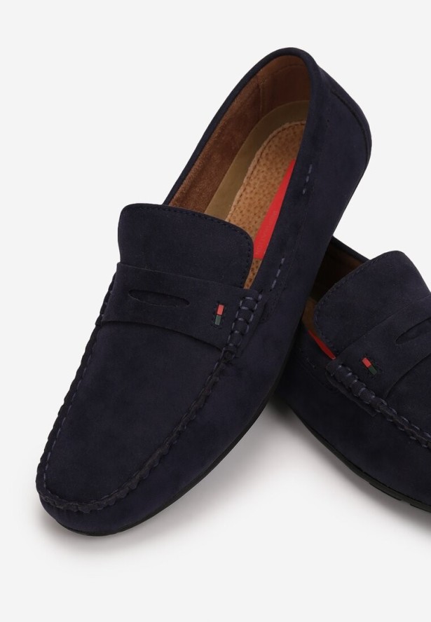 Granatowe Mokasyny Syryxio