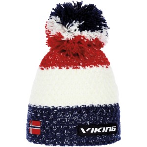 Czapka narciarska dla dorosłych Viking Cornet, z pomponem