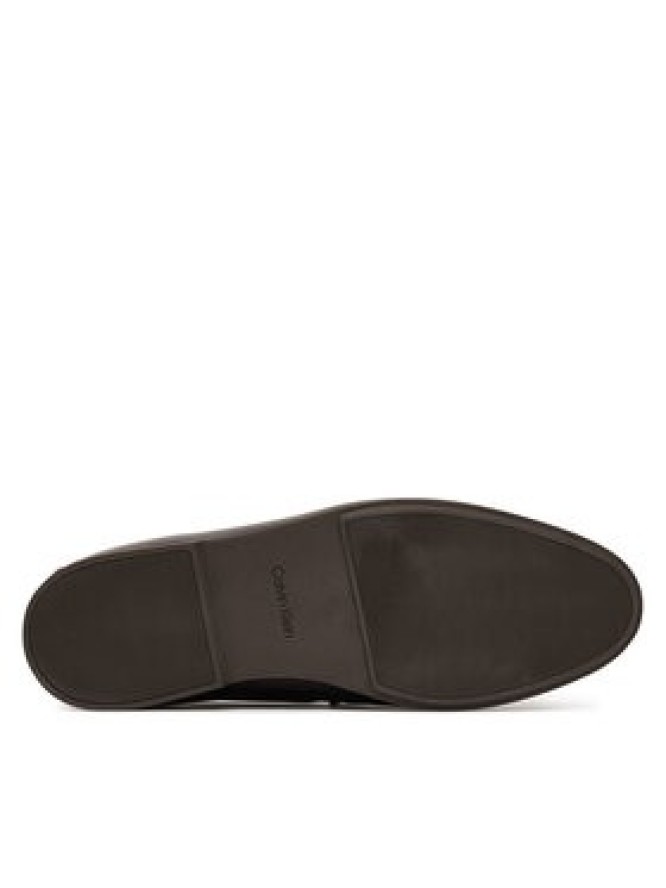 Calvin Klein Lordsy Low Prof Loafer Txt Lth HM0HM02175 Brązowy ciemny
