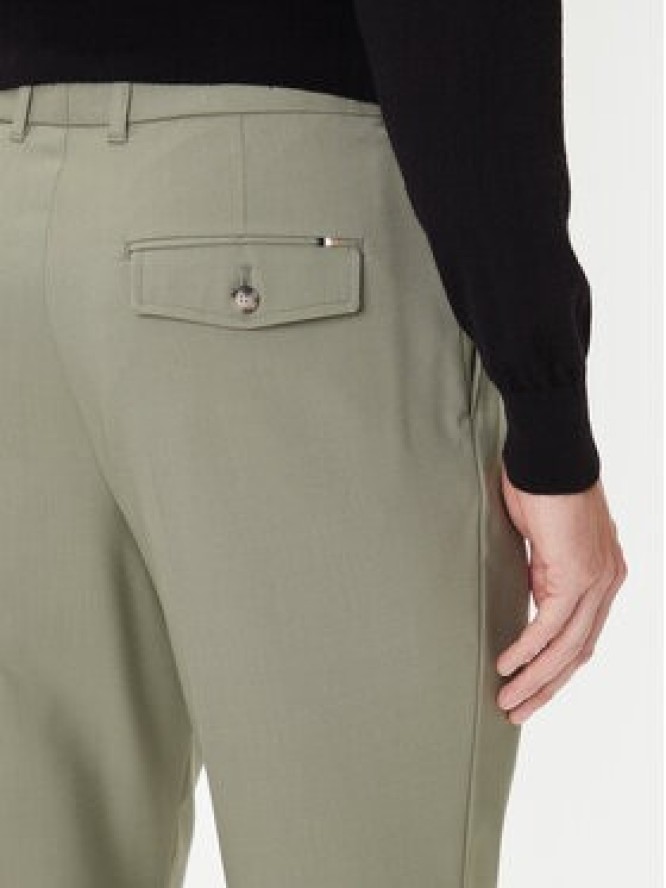 BOSS Spodnie materiałowe C-Perin-DPL 50545822 Zielony Tapered Fit