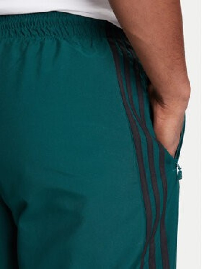 adidas Spodnie dresowe Brushed JX3079 Zielony Regular Fit