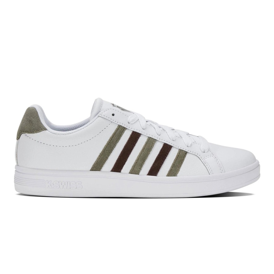 Buty sportowe męskie K-Swiss COURT TIEBREAK sneakersy gładkiej skóry