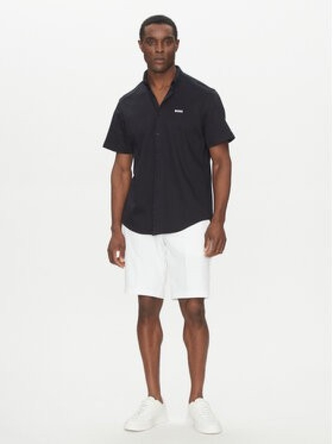 BOSS Szorty materiałowe S_Commuter_10.5 inch 50540337 Biały Slim Fit