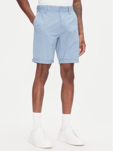 Tommy Jeans Szorty materiałowe Scanton DM0DM21950 Niebieski Slim Fit