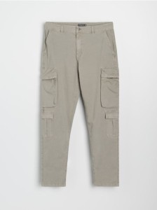 Spodnie cargo - szary