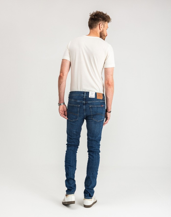 MUSTANG FRISCO SKINNY MĘSKIE SPODNIE JEANSOWE JEANSY DŻINSY DENIM BLUE 1015049 5000 883