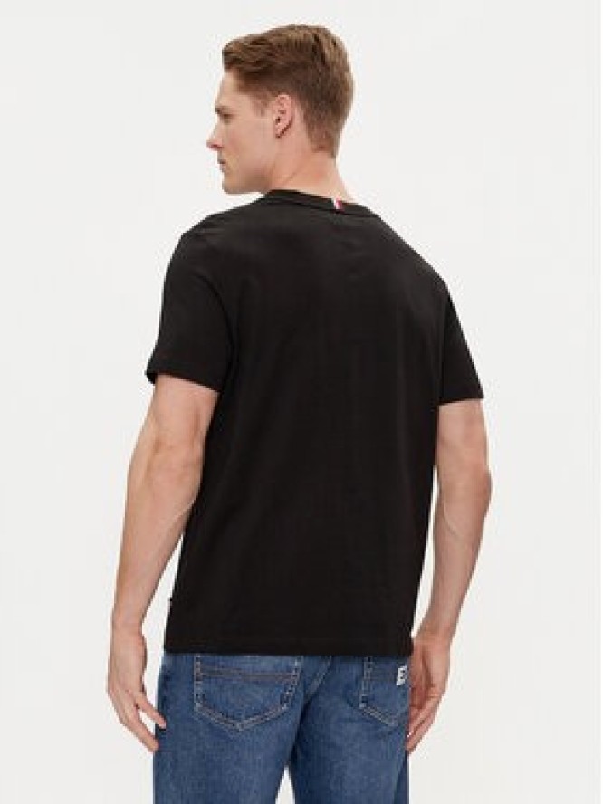 Tommy Hilfiger T-Shirt Track Graphic MW0MW34429 Czarny Regular Fit