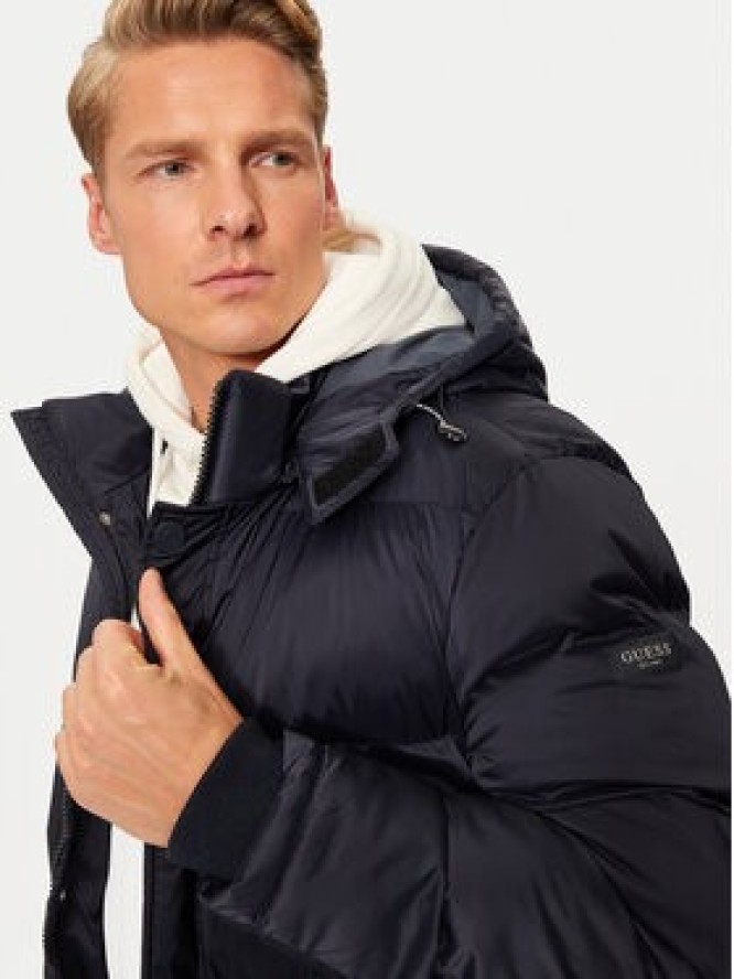 Guess Kurtka zimowa M4BL21 WGJ42 Granatowy Regular Fit