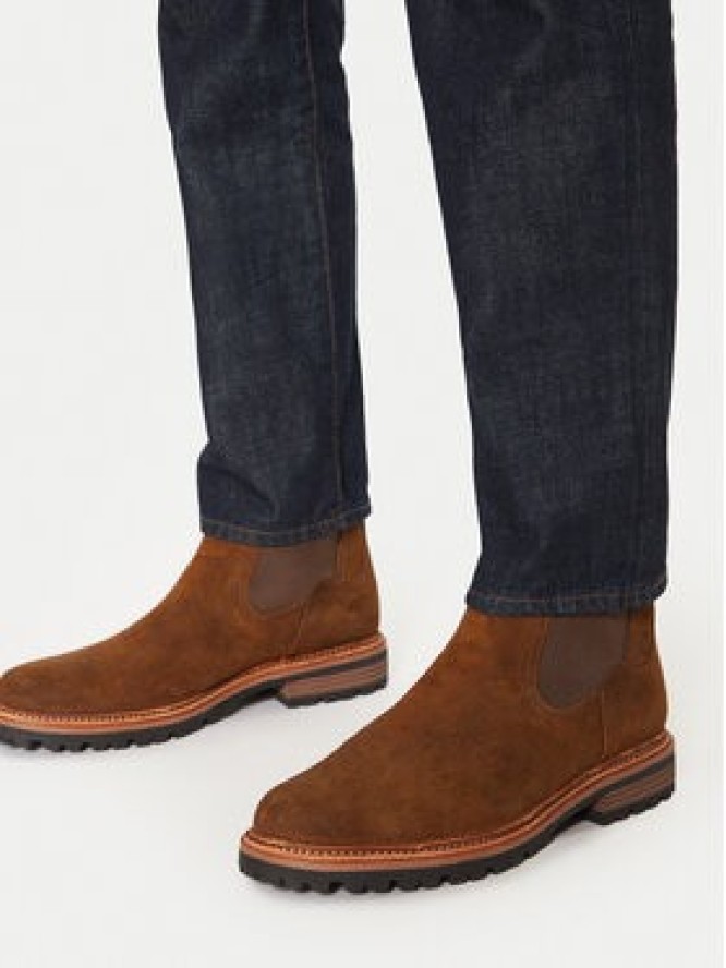 Clarks Sztyblety Clarkridge Top 26179723 Brązowy