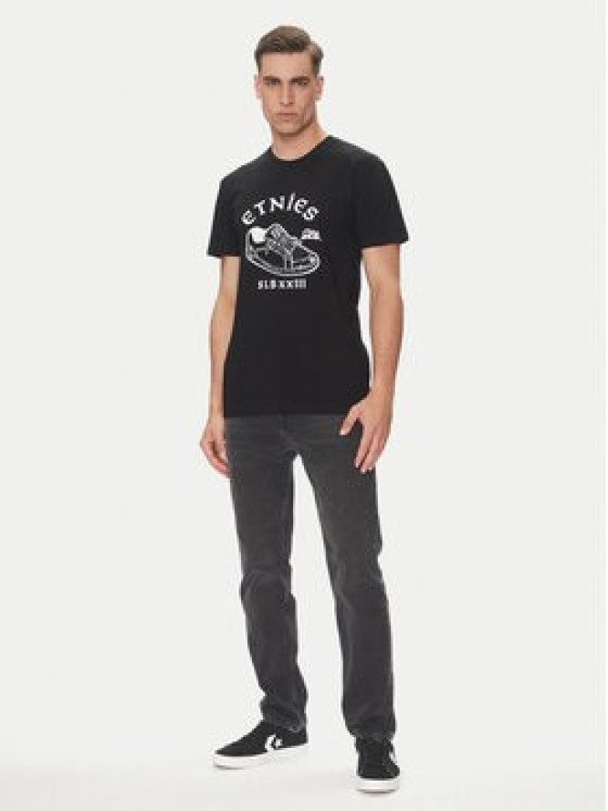 Etnies T-Shirt Slb 4130003757 Czarny Regular Fit