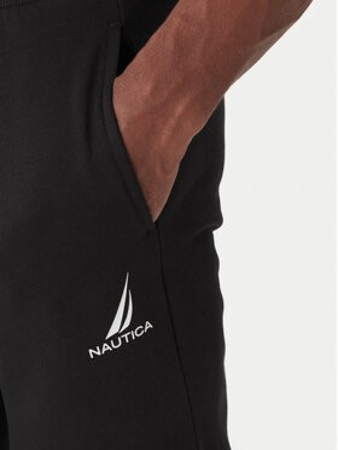 Nautica Spodnie dresowe Nampa N1T04063 Czarny Regular Fit