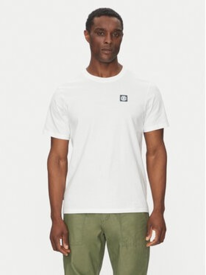 Element T-Shirt ELYZT00496 Biały Regular Fit