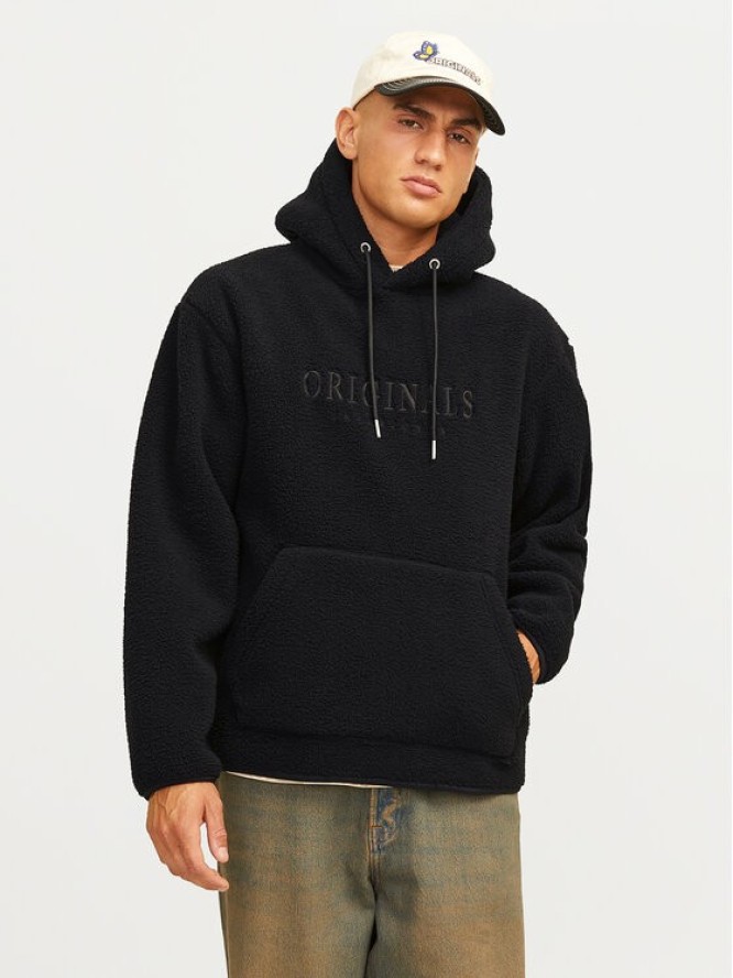 Jack & Jones Bluza Frederiksberg 12263011 Czarny Loose Fit