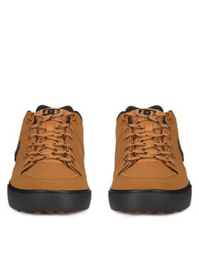 DC Shoes Sneakersy PURE WNT ADYS300151-WE9 Brązowy